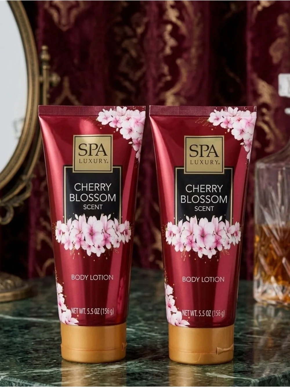 Cherry Blossom Body Lotion - Red